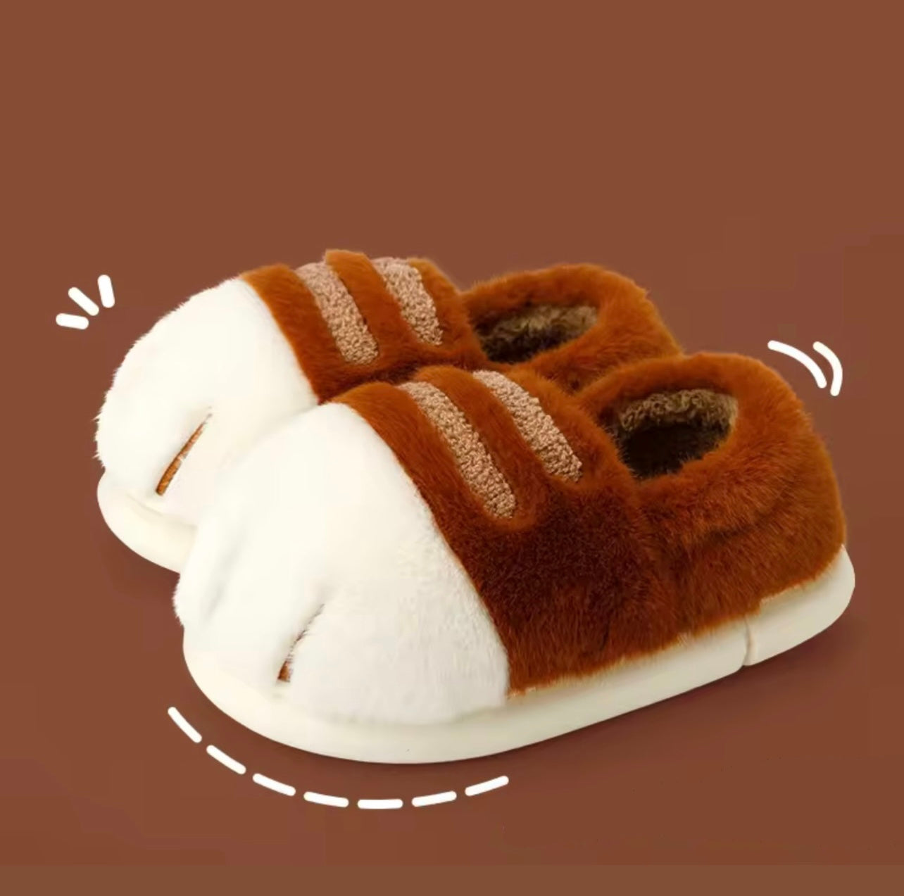 Pantuflas pie de gato – Súper cómodas y originales.